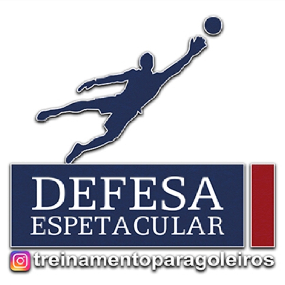 Logotipo: Defesa Espetacular – Treinamento e Condicionamento para Goleiros